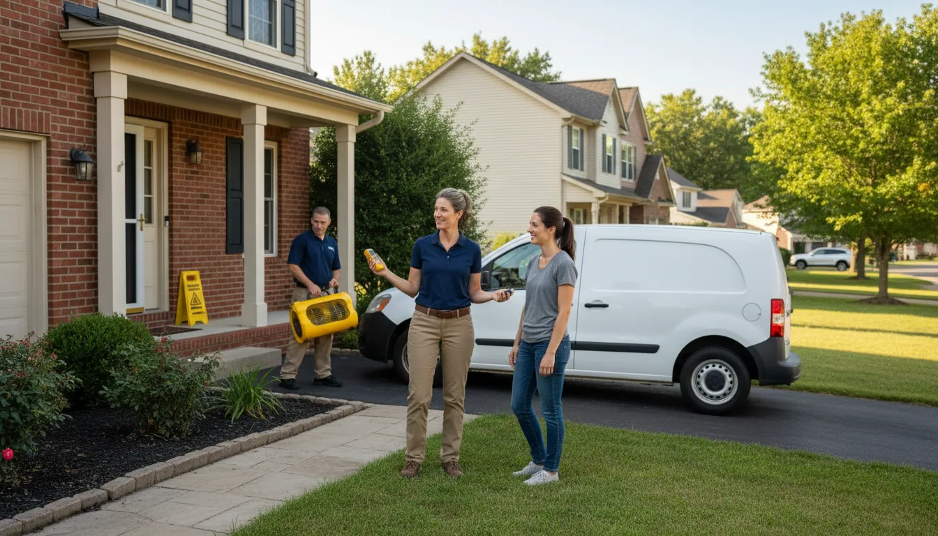 Residential water damage restoration in Port Trevorton, PA